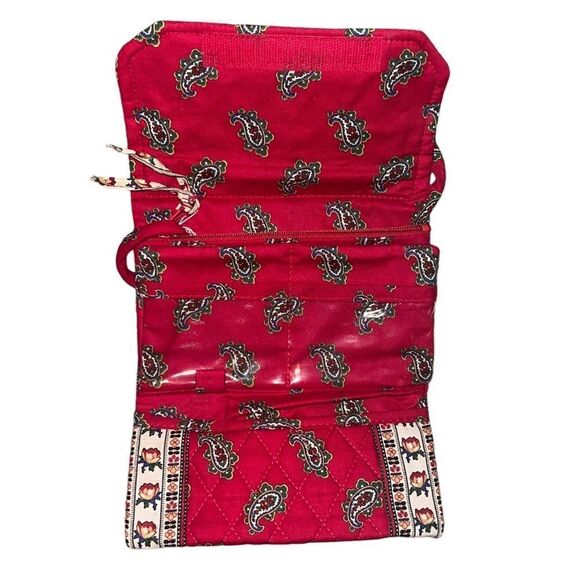 Vera Bradley Red Wallet with Strap Crossbody Vintage 1991 Made in USA NWT - Picture 4 of 9
